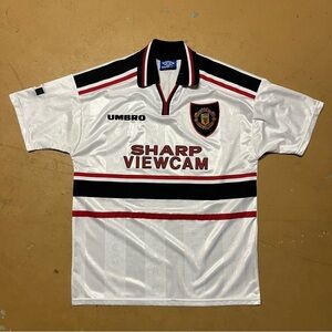((NFS!!)) 1997-1999 Umbro Manchester United FC Soccer Jersey Large